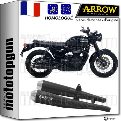 Arrow pot echappement approuve - arrow,