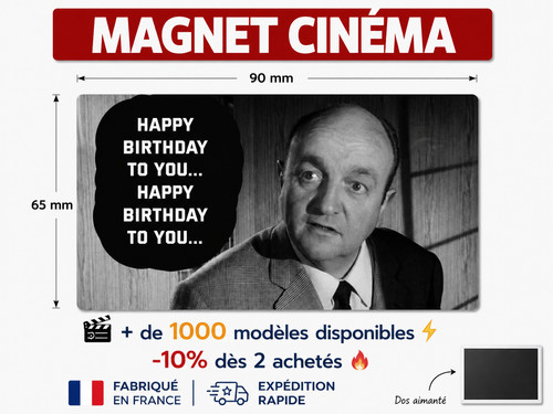 Magnet réplique film - réplique, tontons