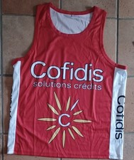 Cyclisme Tee-shirt maillot sans manches équipe COFIDIS caravane Tour de France