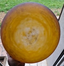 Coupe Art Deco lustre en Pate De verre Muller Fres Luneville Degue Schneider