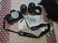 MINOLTA DYNAX 500si + minolta af zoom 70-210mm 1:4,5(22)-5,6 + 35-70mm 1:3,5-4,5