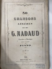 30 Chansons légères – G