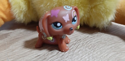 Figurine chien teckel petshop - teckel,