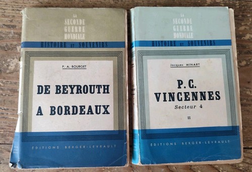 Lot livres ww2 de - 2, beyrouth