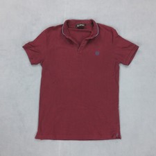 Polo Ajusté The Kooples Sport Homme S Bordeaux Logo Brodé Manches Courtes Coton
