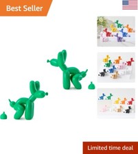 Vibrant Balloon Dog Figurines