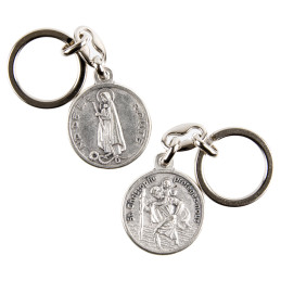 Porte clés saint christophe - porte,