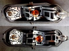KIT 2 Platine porte ampoules feu arriere Gauche + Droit Renault Twingo 2 phase 1