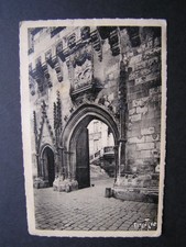 CARTE POSTALE LA ROCHELLE (17)  LA PORTE DE L'HOTEL DE VILLE, SÉPIA