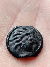 Superbe Potin A La Tête D