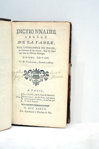 dictionnaires anciens