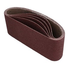 Disques de ponceuse à bande abrasive grossière 75 mm x 457 mm 40 grains