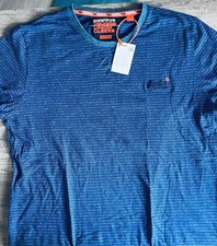 SUPERDRY T-shirt Blue Thin