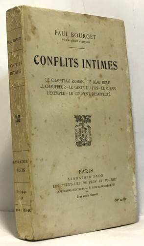 Conflits intimes le - -,