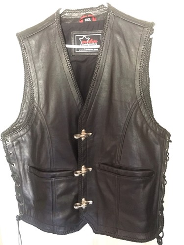 Gilet moto cuir - homme, vintage