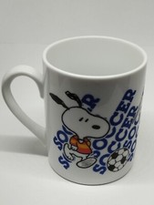 Tasse Mug Vintage Céramique Snoopy Football Café Cuisine Collection Vaisselle