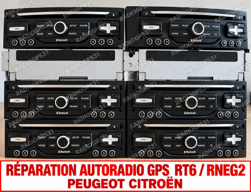 Réparation autoradio gps rt6 - gps,