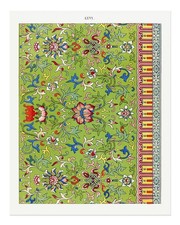 Art mural motif floral -
