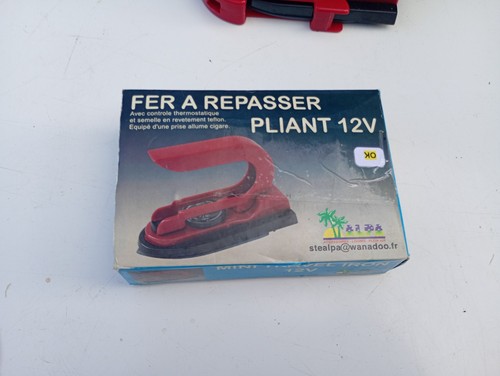 Fer repasser 12v pour - fer,
