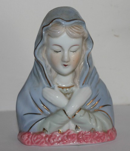 Ancienne petite vierge en - ,