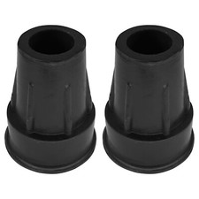 2x Embout de Canne Béquille Bâton Tube Rond extérieur antidérapant caoutchouc