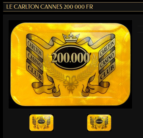 Plaque casino cannes carlton - casino,