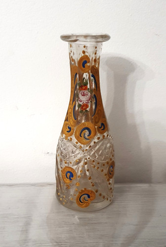 Verre bohême antique - verre,