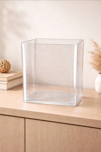 Vase cube plastique - cube,