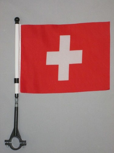 Drapeau velo suisse - suisse, 21x14cm