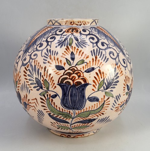 Vase boule faïence - en,