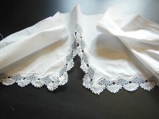 Dentelle ancienne bas - , jupon