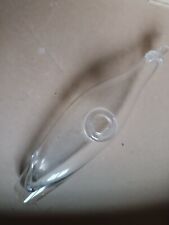 Biberon Ancien En Verre Soufflé. Limande. XIX Ème Ou XVIIIeme