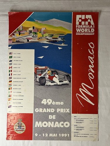 Affiche 49e grand prix - prix, monaco