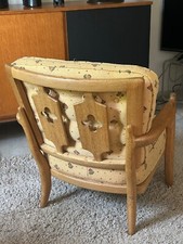 Guillerme et Chambron, Fauteuil en chêne José, Edition Votre Maison 1960