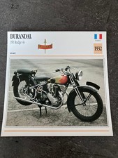 CARTE FICHE MOTO collection