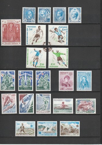 Monaco lot timbres - lot,