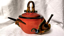 Ancienne tabatière pot à - pot,