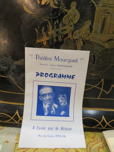 Ancien programme theatre - programme, de