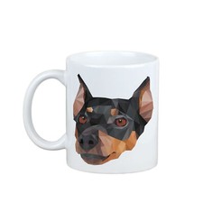 Pinscher allemand géométrique tasse Art-Dog