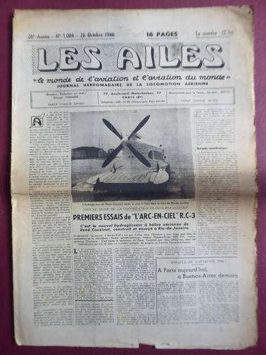 Les ailes 1946 hydroglisseur - 1946,