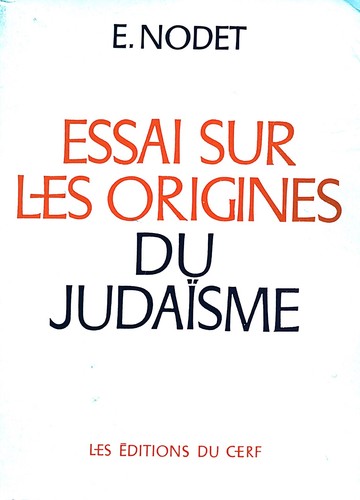 Essai sur les origines - essai, du