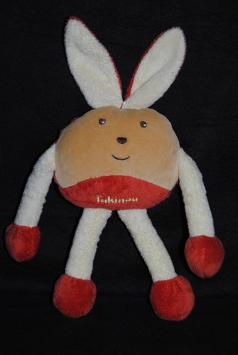 Peluche doudou lapin rond - lapin,