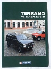 CATALOGUE NISSAN TERRANO V6 3L - 2.7 L TURBO D - 1990 