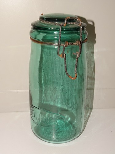 Ancien bocal verre de - -ancien,