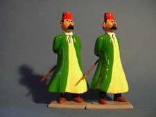 Figurines en plomb LES DUPONDT / Tintin les cigares