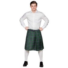 - Mr Tartan jupe écossaise kilt longueur genoux taille unique jupe portefeuil...