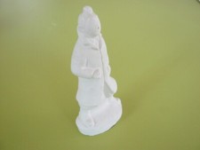 FIGURINE TINTIN PLATRE NON PEINT TBE