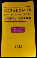 CATALOGUE - Timbres-Poste Yvert et Tellier - France et Union Française (1958)