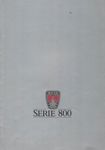 Brochure rover 820 - brochure,