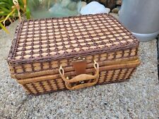 PANIER OSIER VALISE PIQUE NIQUE BAMBOU  ⛱️🌞🏕